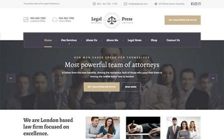 Tema WordPress Terbaik Untuk Website Hukum